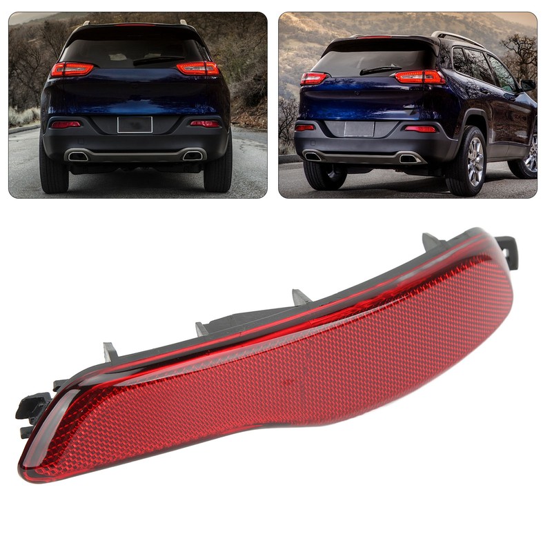 Rear Bumper Reflector Strips 68105145AC Red Reflective Strips Replacement for
