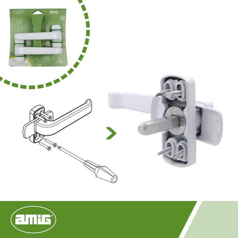 Amig - Rosette Door Handle | Epsilon Model | 132