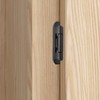 Vallecloud 4 Pack (2 Pair) Matte Black Cabinet Hinges for