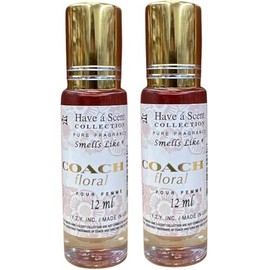 E de B Smell like Coach Floral Pour Femme Roll On Oil 12ml (Pack of 2)