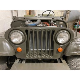 willys M38A1 M170 early CJ5 Complete Hood Grill Rest Welt anti-chafe kit Willys Jeep