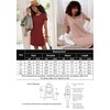 Ekouaer 2 Pack Nightgowns for Women Sleapwear Short Sleeve Night