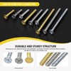 Mardatt 301Pcs M3.2 x 15/25/40mm Countersunk Flat Head Machine Screws
