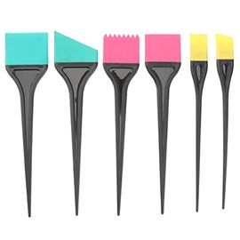 Luxshiny Hair Dye Brush Set 6 Pcs Professional Hair Tint Brush Applicator Tool Kit for Salon and Home Use Comfortable Grip for Even Color Application