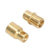30 Sets Connector Plug 8.0 Gold Plated Brass High Accuracy
