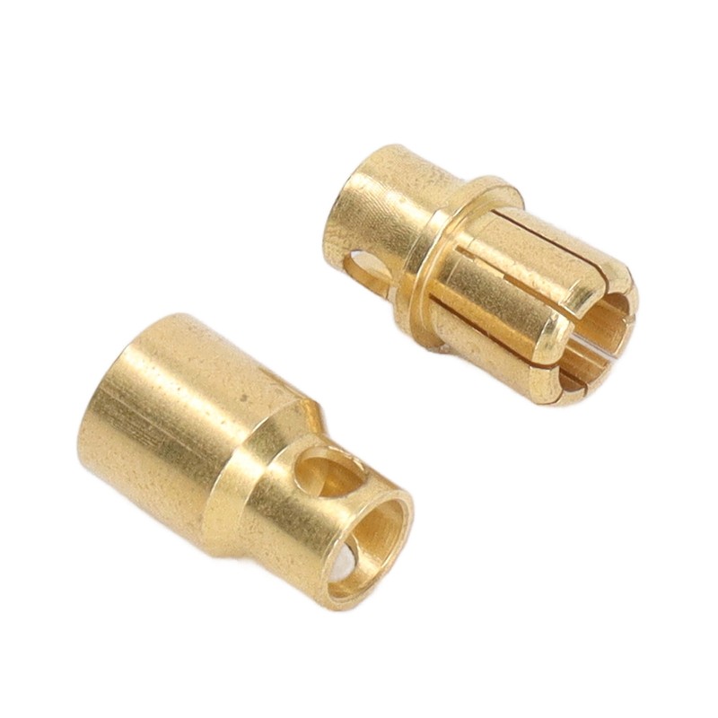 30 Sets Connector Plug 8.0 Gold Plated Brass High Accuracy