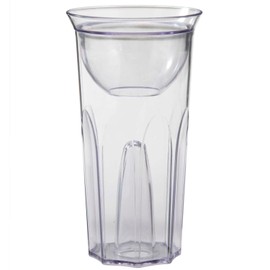 Shinki Gosei Dragonfly Hydroponics Container, Grow Base, Clear, Shinki Synthesis, 3.5 x 6.7 inches (9 x 17 cm)
