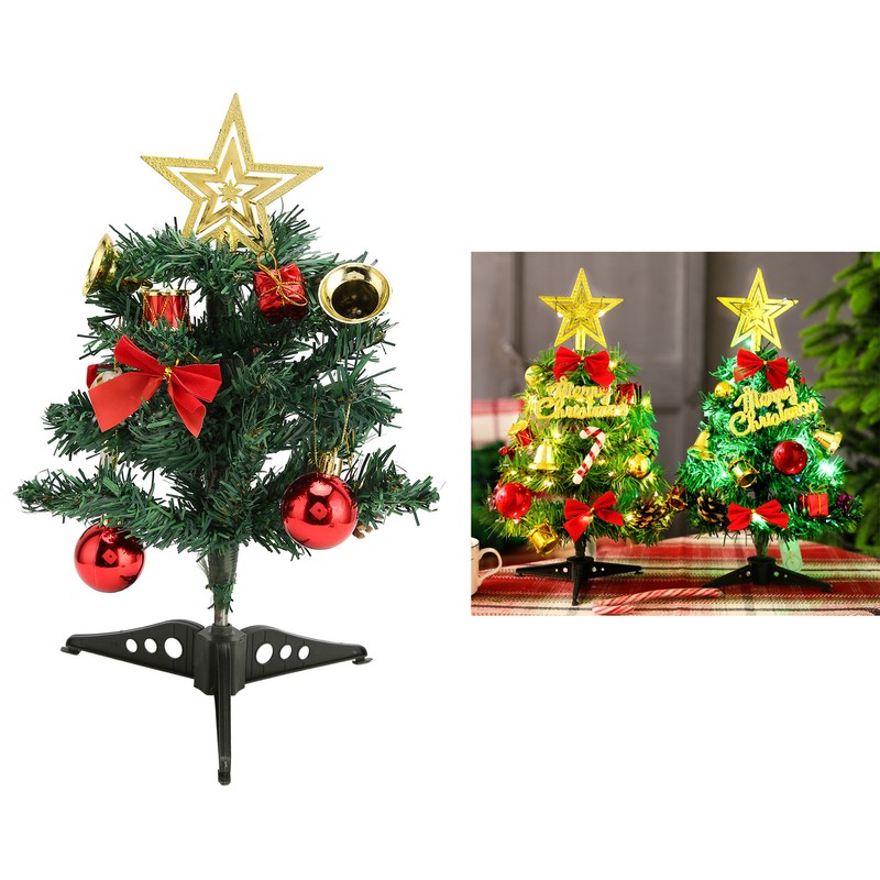 30cm Tabletop Christmas Tree Mini Artificial DIY Lightweight Vivid Christmas