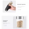 Gravity Electric Pepper and Salt Grinder Set – One-Handed Automatic