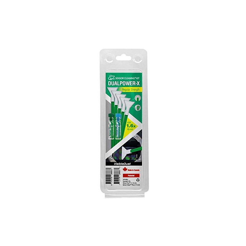 tergilente Visible Dust dualpower-x 1.6 x Regular Strength mdx100 Cleaning