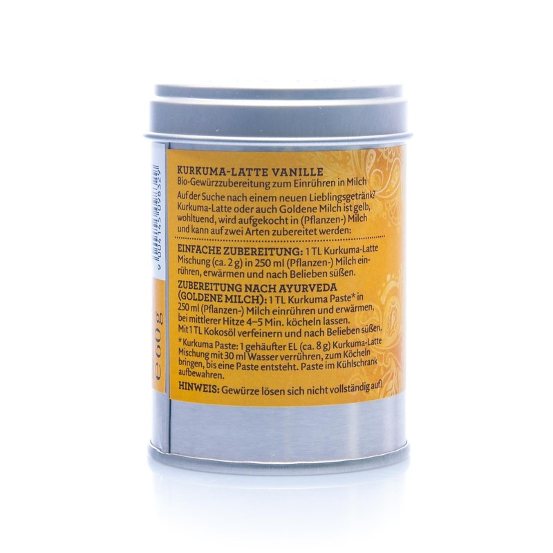 Sonnentor Organic Turmeric Latte Vanilla (2 x 60 g)