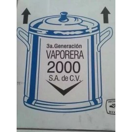 VAP2000 Olla Vaporera Tamalera 50 Lts Aluminio 2 Mm Espesor
