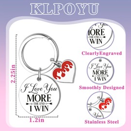 Valentines Day Gifts for Him Her Couple Keychain Gifts for Boyfriend Girlfriend Romantic Gifts for Her Cute Keychain Gifts for Boyfriend Husband Gifts from Wife Unique Anniversary Boyfriend Gift Ideas