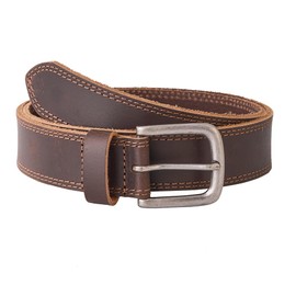 BELTER Belts for Men Leather Belts Full Grain Leather Work Belt 1.5" for Jeans,Casual Pants,Trouser with Gift Box (Brown-B, For 40"-43" Waist)