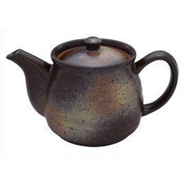 Mino Ware Pot, Bizen Style Rokubei, Made in Japan