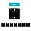 100 Piezas Organizador de Cables, Clips de Cable Adhesivos para