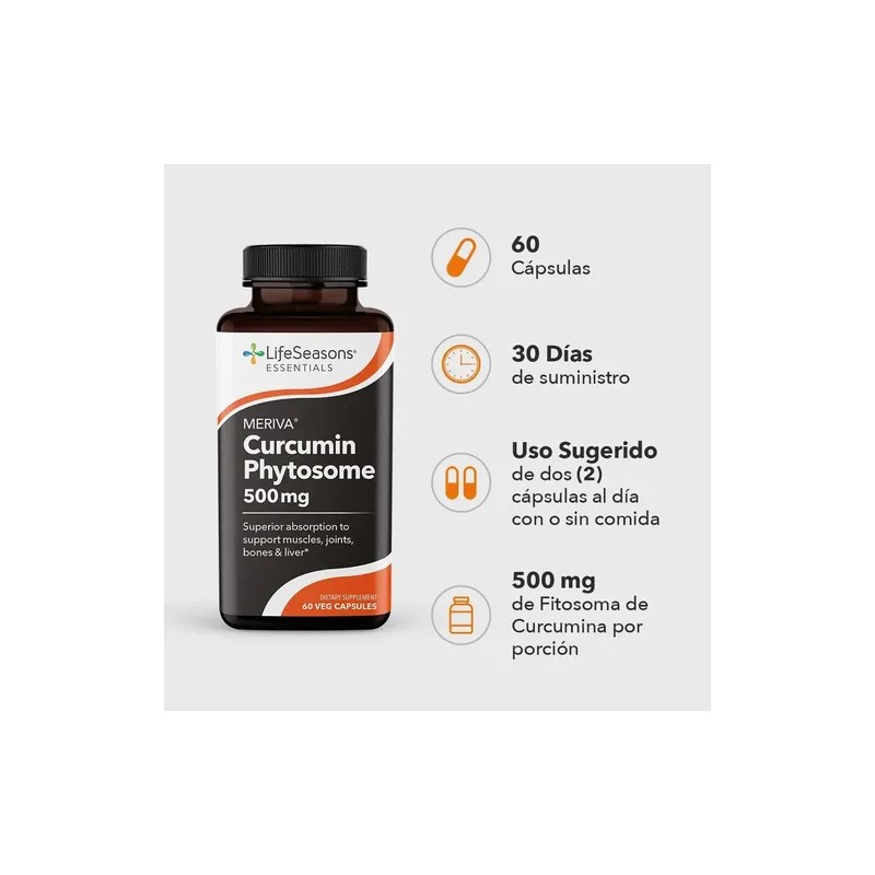 Lifeseasons Lse Cúrcuma Fitosoma 500mg 60caps Sfn