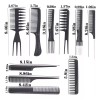 Lecute 10 Peines Peluqueria Estetica Profesional Peinado Barber Set
