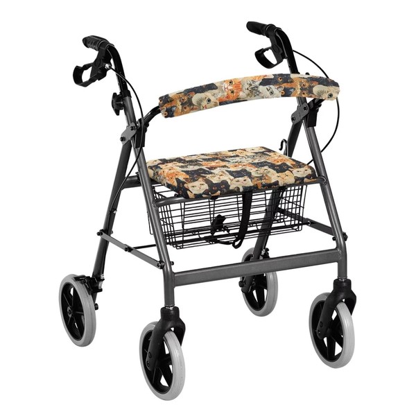 Luarisgur Funny Cat Walkers for Seniors with Seat Gift Covers