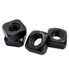 M6 Square Nuts,Black 304 Stainless Steel Square Nuts,Durable Fasteners for