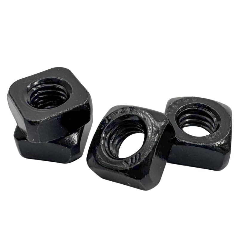M6 Square Nuts,Black 304 Stainless Steel Square Nuts,Durable Fasteners for