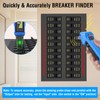 INSTRODOTS Circuit Breaker Finder, Digital Breaker Finder with GFCI Outlet
