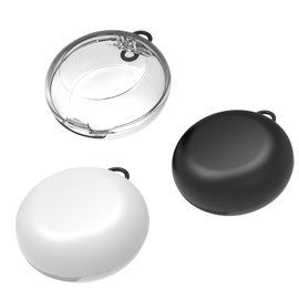 Pack of 4 Earplugs Case, DEANKEJI Ear Plugs Box, Mini Earplug Box, Radius 3.8 cm Box for Earplugs, Compact and Lightweight, for a Variety of Earplugs