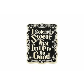GBJUK Solemnly Swear I'm Up To No Good Enamel Pin Badge With Butterfly Backing - Width 24mm x Height 31mm Metal 0, Metal, 0