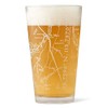 McGovern & Company National Park Pint Glass - Line Map