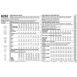 Simplicity US8292H5 - Patrones de Costura para Vestido de Manga Acampanada, 15,2 cm, 25,4 cm, 30,5 cm, 35,5 cm