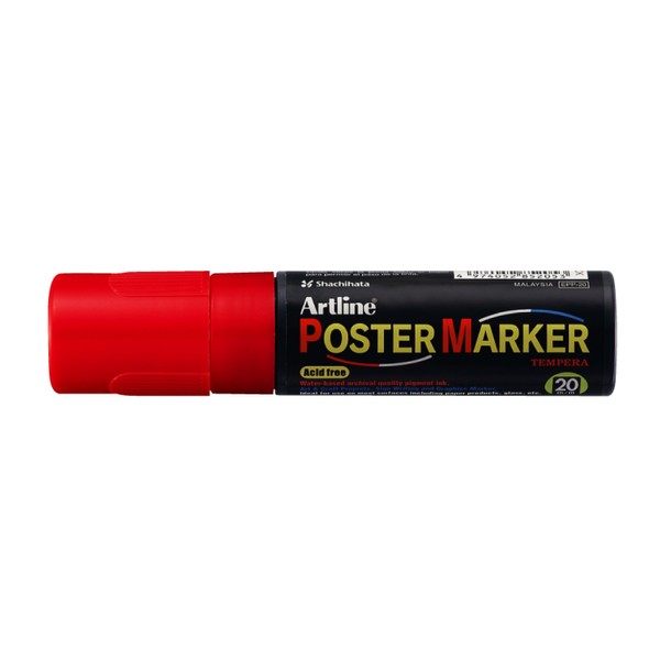 Artline Poster Markers, Red