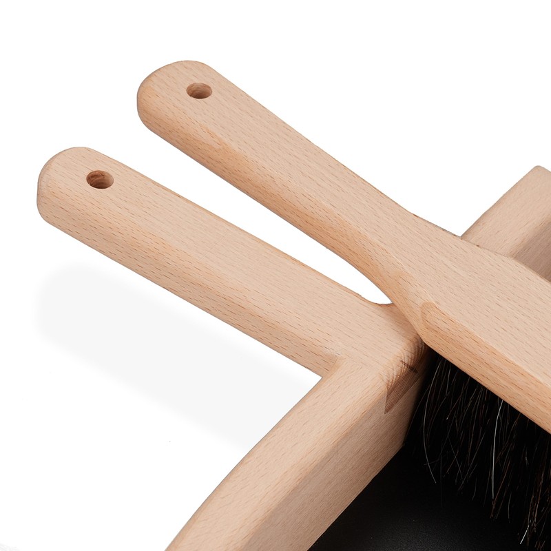 Relaxdays Set per Spazzare, Scopetta e Paletta Raccogli Briciole in