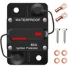 80 Amp Circuit Breaker with Manual Reset for Car Marine