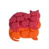 LYWOO Cat Shaped Silicone Ice Cube Molds and Tray, Pack