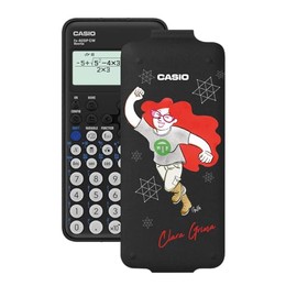 Casio FX-82SP CW Scientific Calculator, Clara Grima illustrated by Raquel Gu, recommended for the Spanish and Portuguese curriculum, 5 languages, more than 300 functions