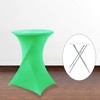 Obstal Grass Green Cocktail Table Covers Stretch Spandex Cocktail Table