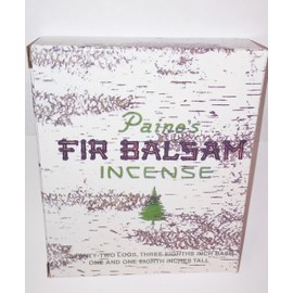 1 X 72 Balsam Logs - Paine's Fir Balsam Incense