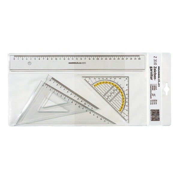 Rumold Z310 Drawing Set 4 Piece Plastic Smoky Grey Colour