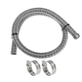 120cm 24mm Exhaust Pipe Parking Air Heaters with Clamps Double Stainless Steel