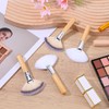 WJIAAA Fluffy Fan Brushes for Facials,4Pcs Esthetician Soft Bristle Face