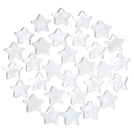 XIANNVXI Set of 20 Rock Crystal Stone Star Crystals Set Natural Gemstones Stars Crystal Stone Polished Stones Lucky Stones Reiki Healing Crystals