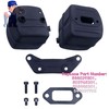 Ponulk 544029501,503765301,544029702 Exhaust Muffler Bracket Gasket Screw Kit Replace Husqvarna