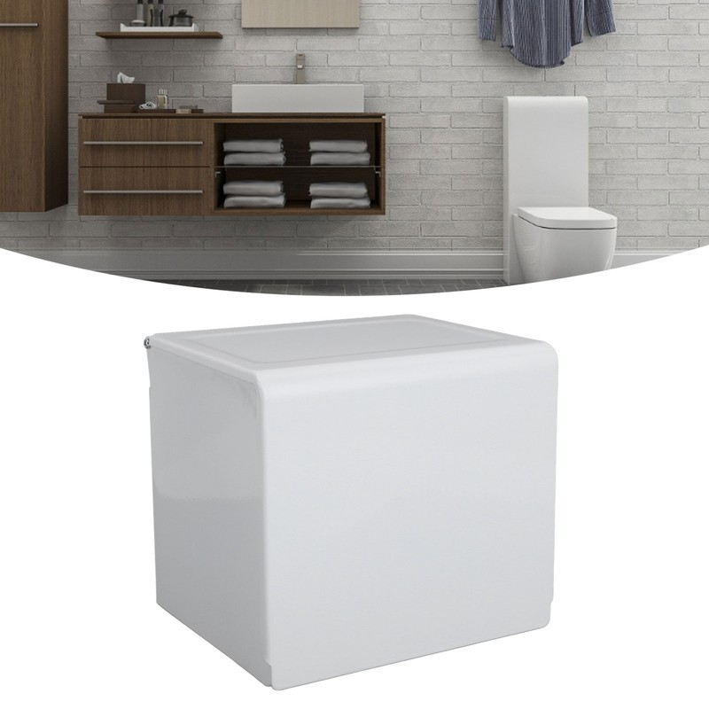 Wall Toilet Paper Holder Box Waterproof Space Aluminum Toilet Tissue