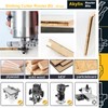 Akylin Slotting Cutter Router Bit, 1/4 Inch Shank, 4 Wing