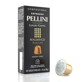 Pellini Magnifico Espresso Capsules, Strong, 10 Ct