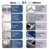 Shower Squeegee with Silicone Hook, 11" Inch Width All Purpose