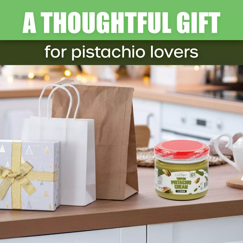 Eastanbul Pistachio Cream, 8.8oz, Pistachio Butter, Turkish Pistachio Cream