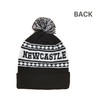Newcastle Black and White Ski Hat - Stylish Winter Beanie
