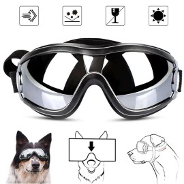 Pet Dog Goggles Sunglasses Anti-UV Waterproof Windproof Glasses Dog Eyewear NEW