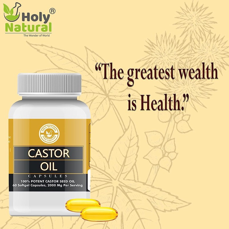 Sheltr Sheltr Castor Oil Capsules - 60 Softgel Capsule